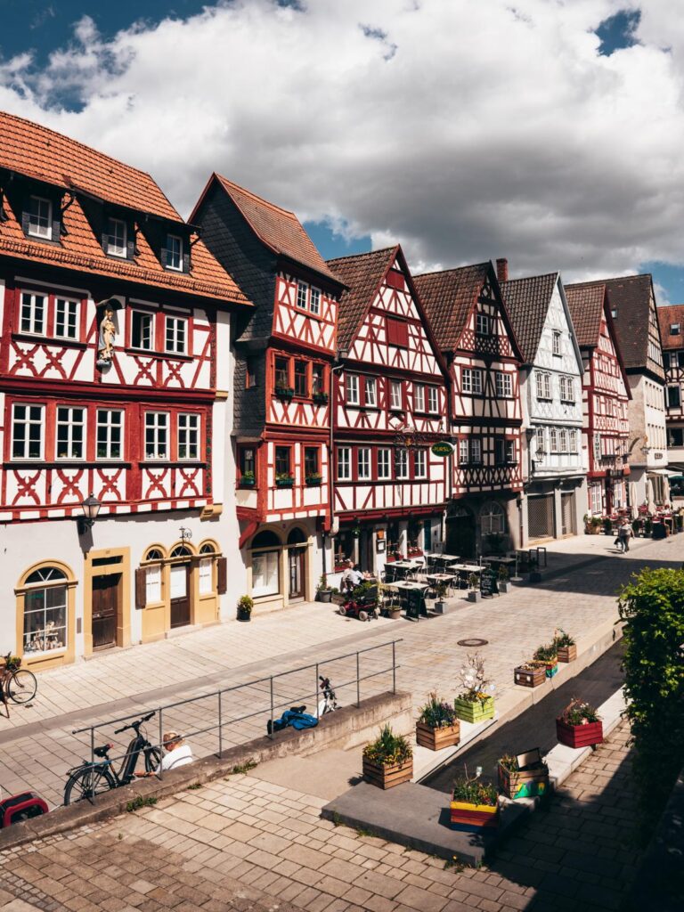 'Fachwerkzeile' Fachwerkhäuser - Haupstraße Ochsenfurt (1)