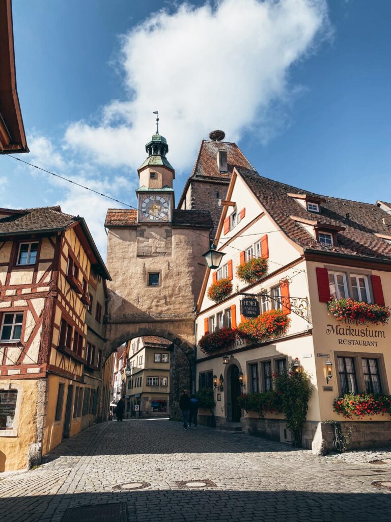 Markusturm u. Röderbogen - Rothenburg ob der Tauber (1)