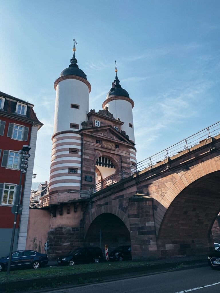 Am Hackteufel - Blick Brückentor - Alte Brücke Heidelberg (1)