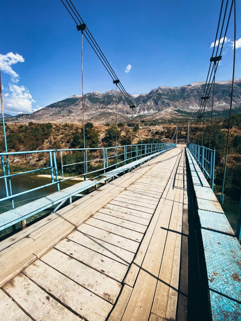 Hängebrücke - Fluss Drinos (8)