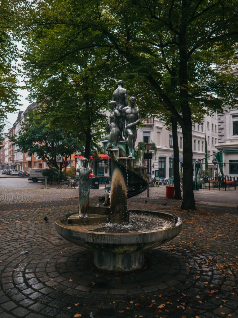 Jubiläumsbrunnen Hamburg. Der Fotogoals Fotospot in Hamburg