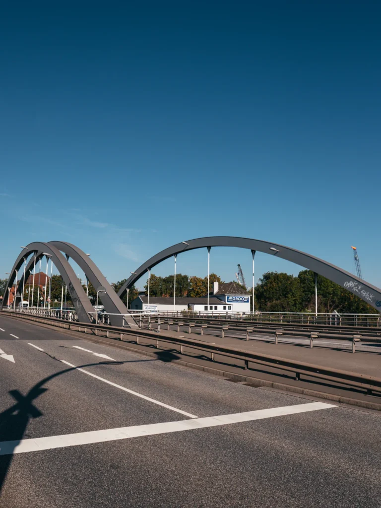 Niedernfelder Brücke Hamburg. Der Fotogoals Fotospot in Hamburg
