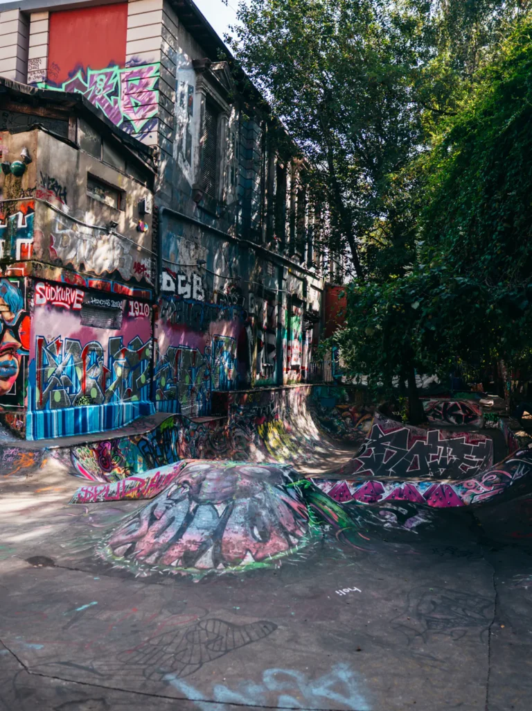 Skatepark an der roten Flora Hamburg. Der Fotogoals Fotospot in Hamburg