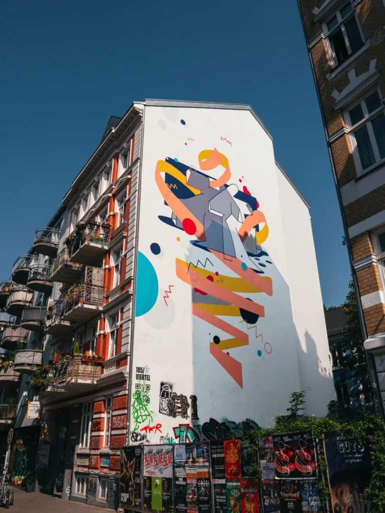 'Unity' Mural Hamburg. Der Fotogoals Fotospot in Hamburg