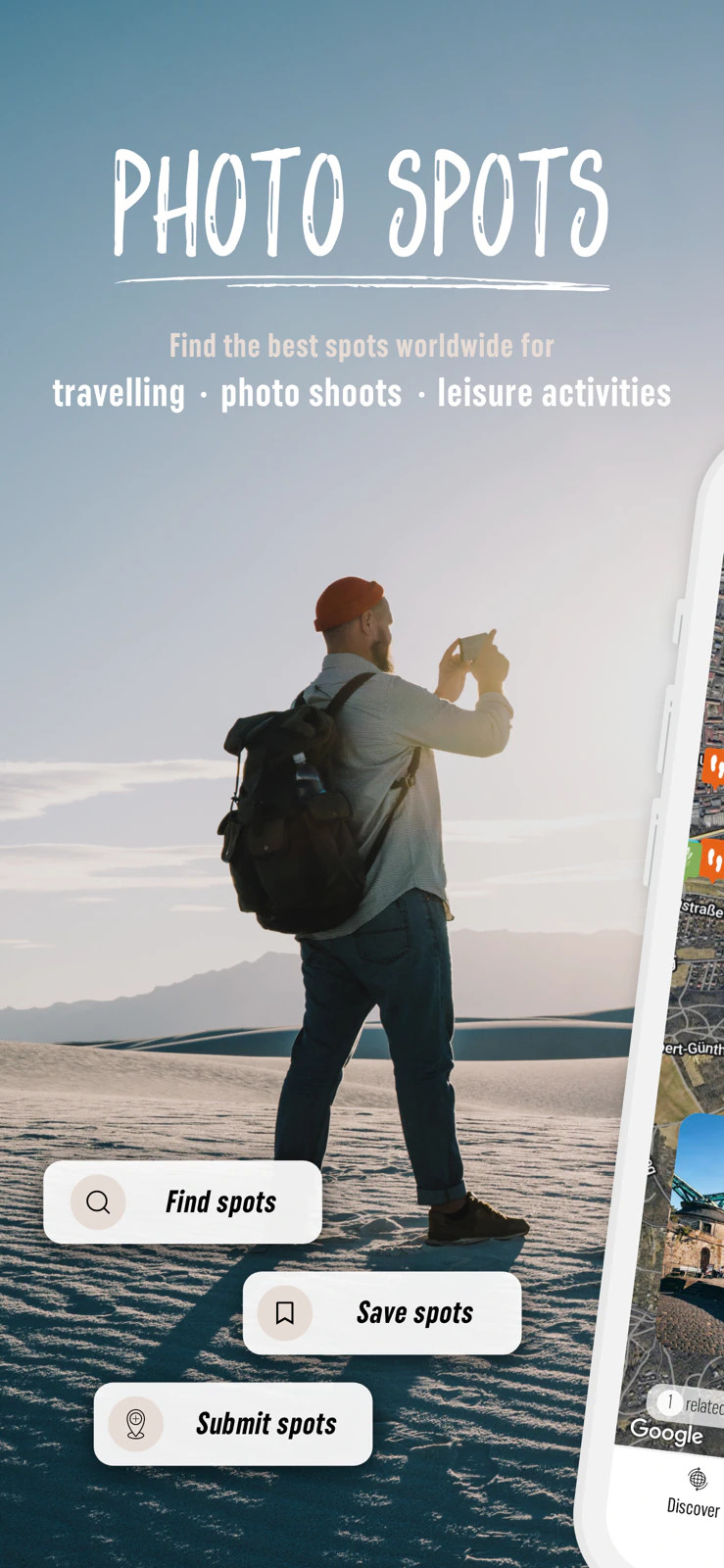 Fotogoals Photo Spots App Preview