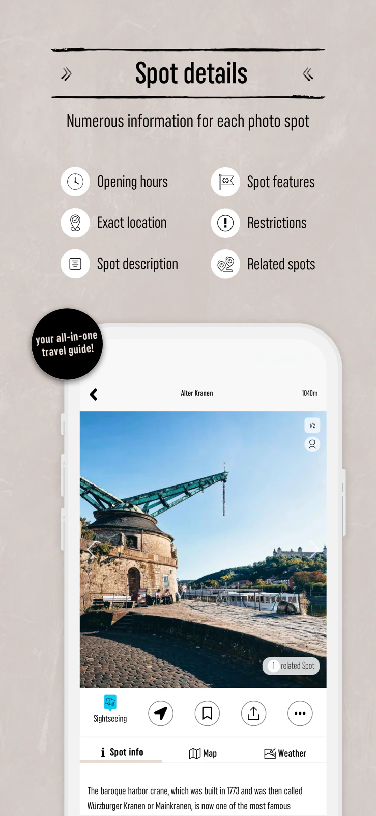 Fotogoals Photo Spots App Preview