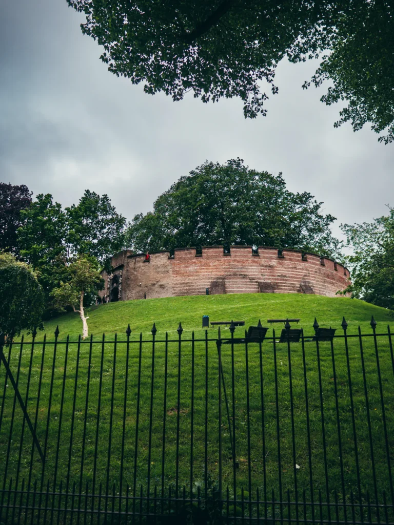 'De Burcht' Schlossruine Leiden Niederlande