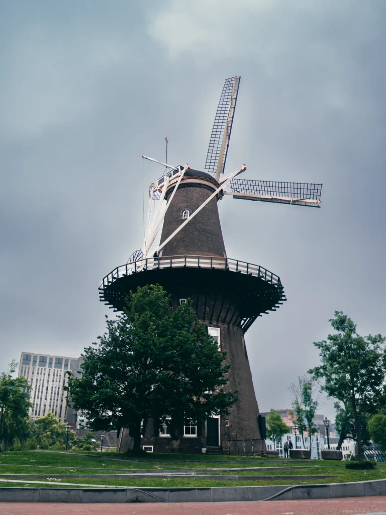 'De Valk' Windmuehle Leiden Niederlande
